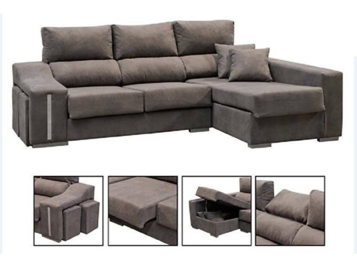 CHAISE LONGUE AN VISTA DE FRENTE DERECHA