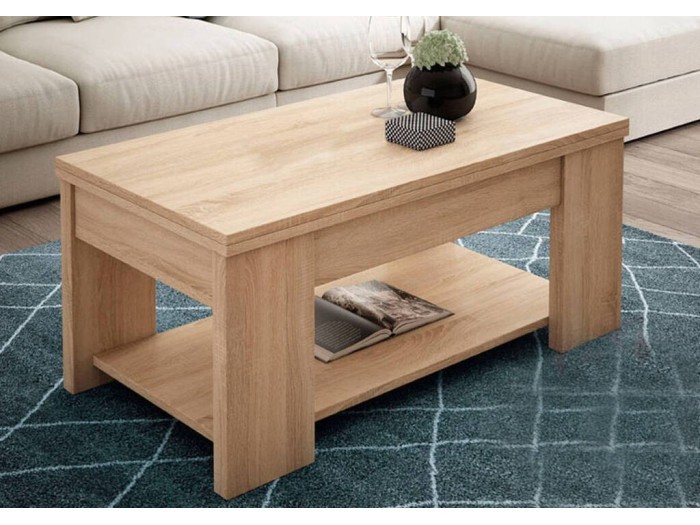 MESA DE CENTRO CONVERTIBLE EN MESA COMEDOR MC 227 AUXI