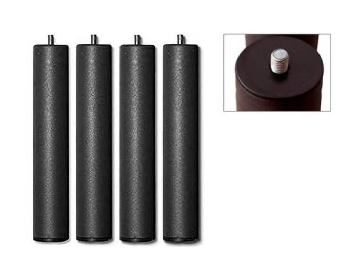 JUEGO 4 PATAS 25 CM ALTURA CON REFUERZO