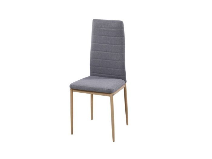 JUEGO 4 SILLAS GRIS Y PATAS CAMBRIAN